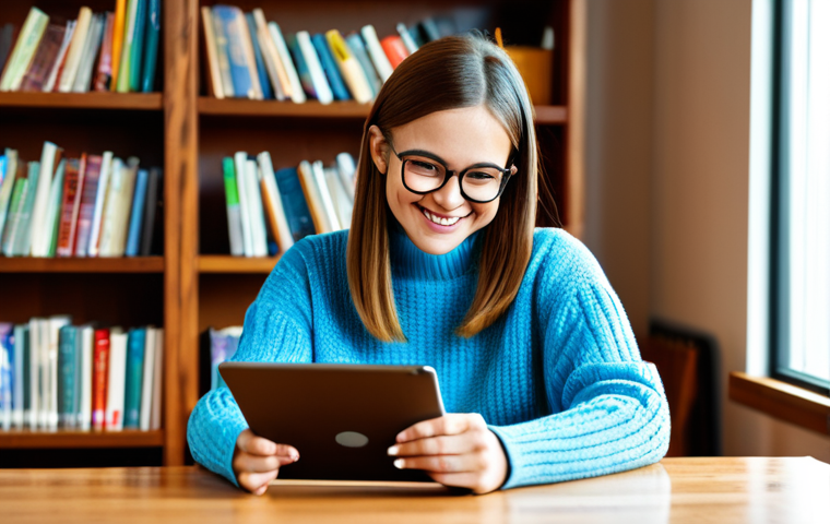교육공학과 비형식 학습 - Personalized Learning**

"A young woman wearing glasses, fully clothed in a modest sweater and jeans...